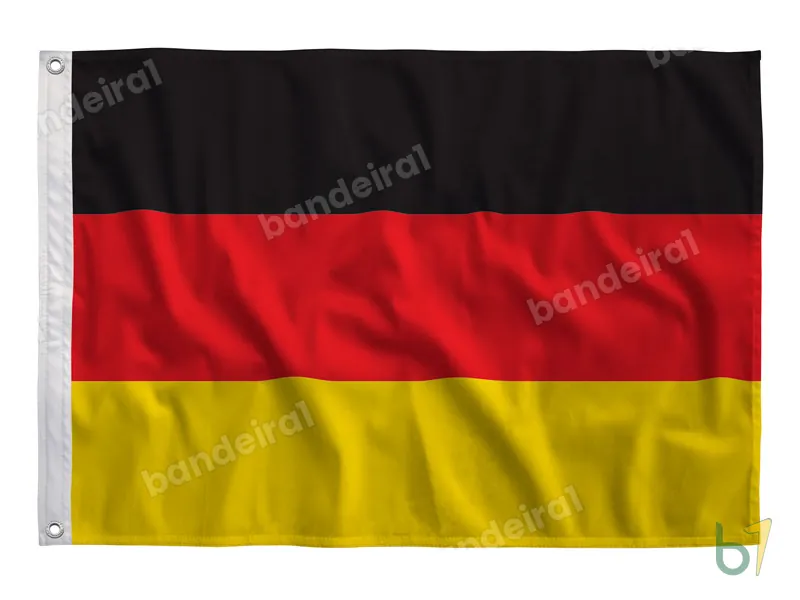 Bandeira da Alemanha — poliéster — vista frontal