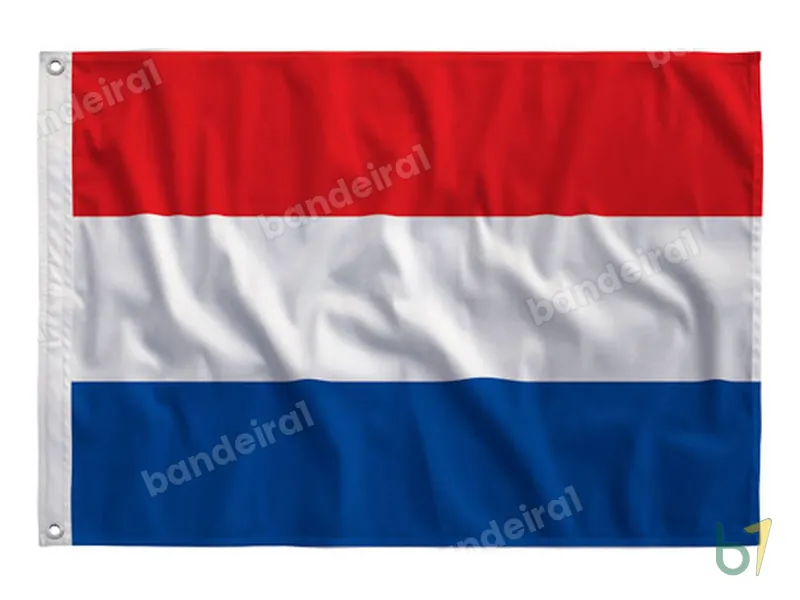 Bandeira da Holanda (Países Baixos) — poliéster — vista frontal