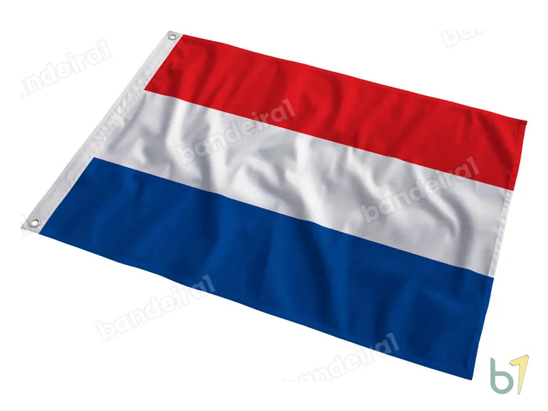 Bandeira da Holanda (Países Baixos) — poliéster — em movimento