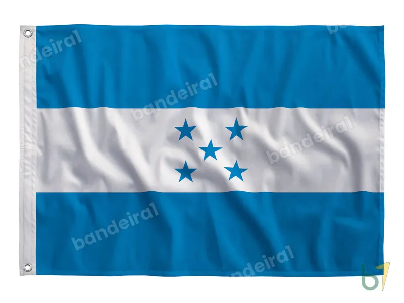 Bandeira de Honduras — poliéster — vista frontal